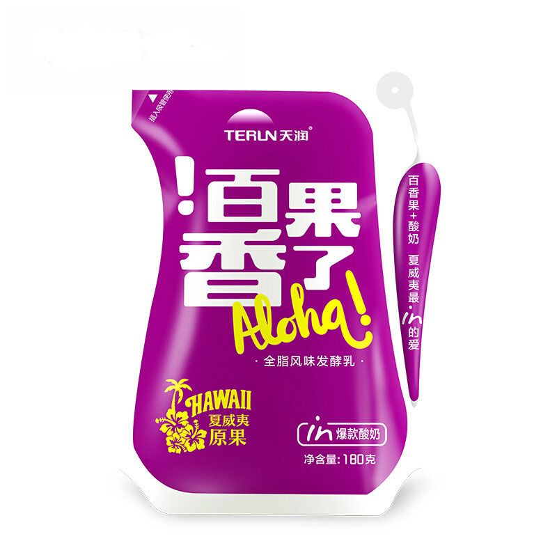 天润新疆特产百果香了酸奶浓缩酸牛奶 180g*12袋