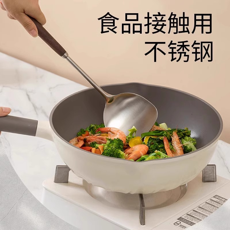 张小泉304食品级不锈钢汤勺大号盛汤盛粥专用长柄耐高温勺8138