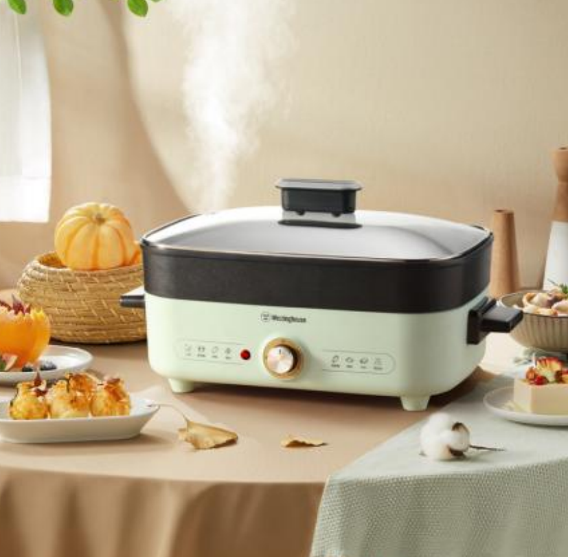 西屋(WESTINGHOUSE)-多功能锅-WSC-1450G 三档调节控温,火候尽在掌握;