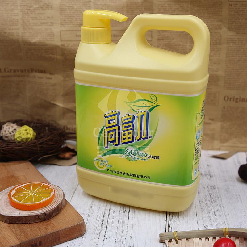 高富力 洗洁精绿茶精华家庭清洁剂 1.3kg/瓶装(多加180g)