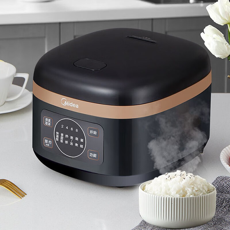美的(Midea) 电饭煲4升多功能 微压焖香蒸汽智能5层内胆7段熬煮 电饭锅 MB-FB40XQD61高清大图