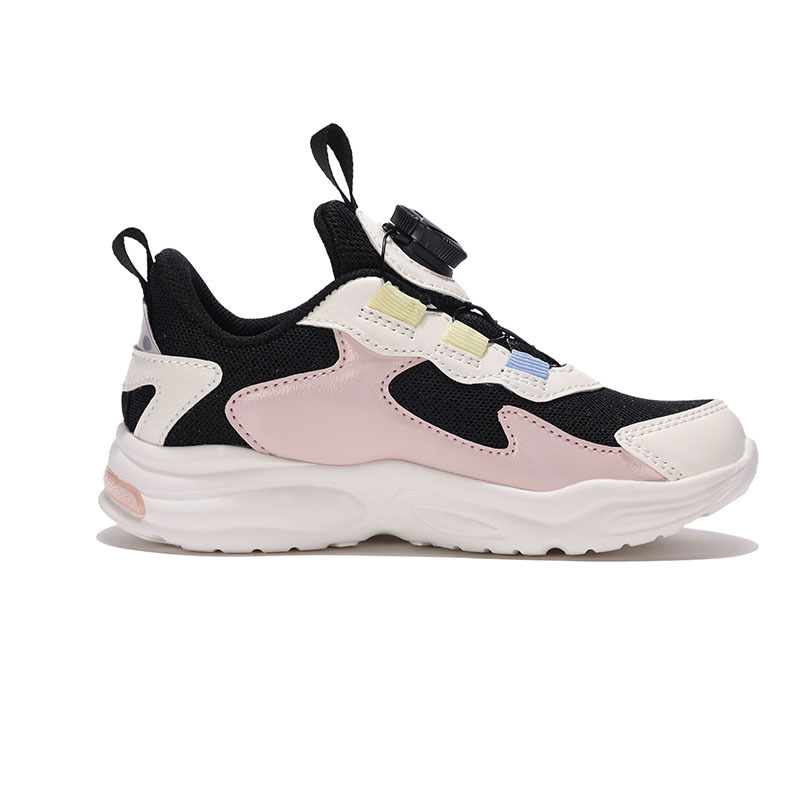 ponykids休闲系列黑色运动鞋中童女童234k1md60pk