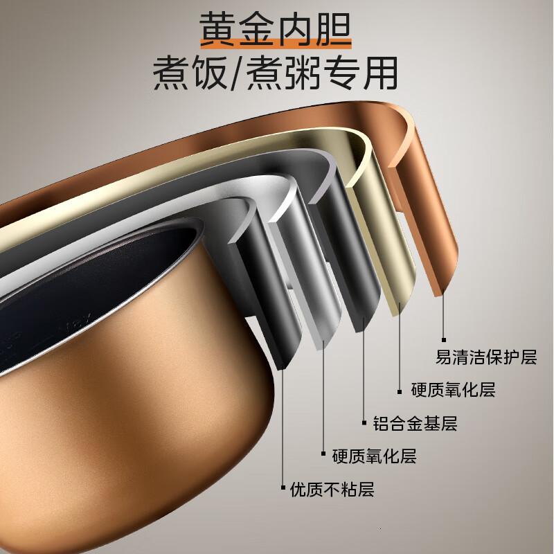 美的(Midea)电压力锅智能家用5L大容量电锅预约多功能开盖煮不粘锅高压锅煮饭煲汤双胆压力锅50X3-301高清大图