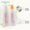 惠润套装鲜花芳香洗发水600ml+护发素600ml+淡雅果味沐浴露650ml男女无硅油滋润洗发液蓬松洗头膏水嫩润泽保湿