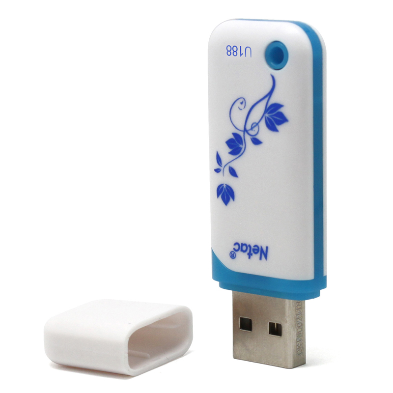 朗科(Netac)U盘8G U188青花8G优盘 创意个性盖帽 带指示灯高清大图