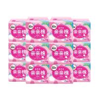 高洁丝亲亲棉系列丝薄棉柔卫生巾日用组合18片*12包姨妈巾(日用240mm )