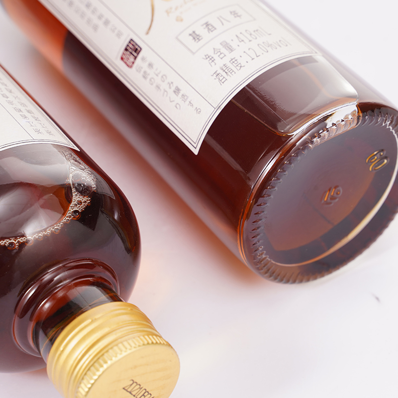 塔牌八年丽春黄酒418ml6瓶整箱装手工黄酒添加龙眼和枸杞礼箱装