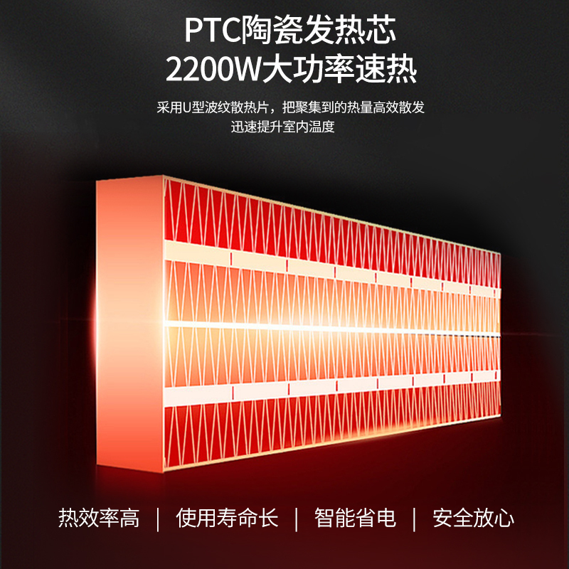 TCL 取暖器/暖风机/电暖器/电暖气/取暖器家用/立式暖风机/家用速热/节能省电TN-T22L