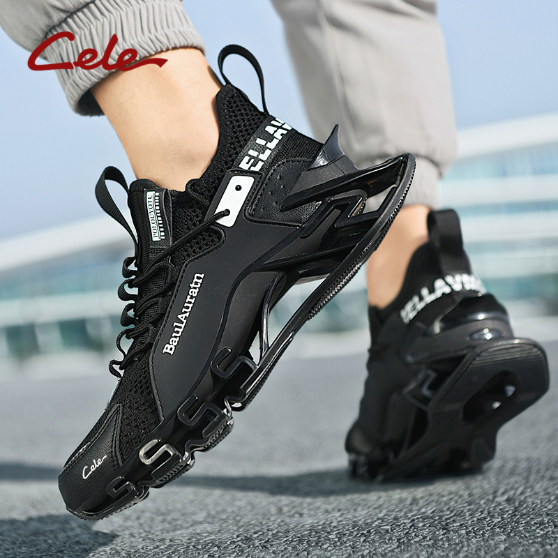 cele潮鞋男刀锋战士跑步鞋网面透气休闲鞋男士运动鞋高档帅气男鞋