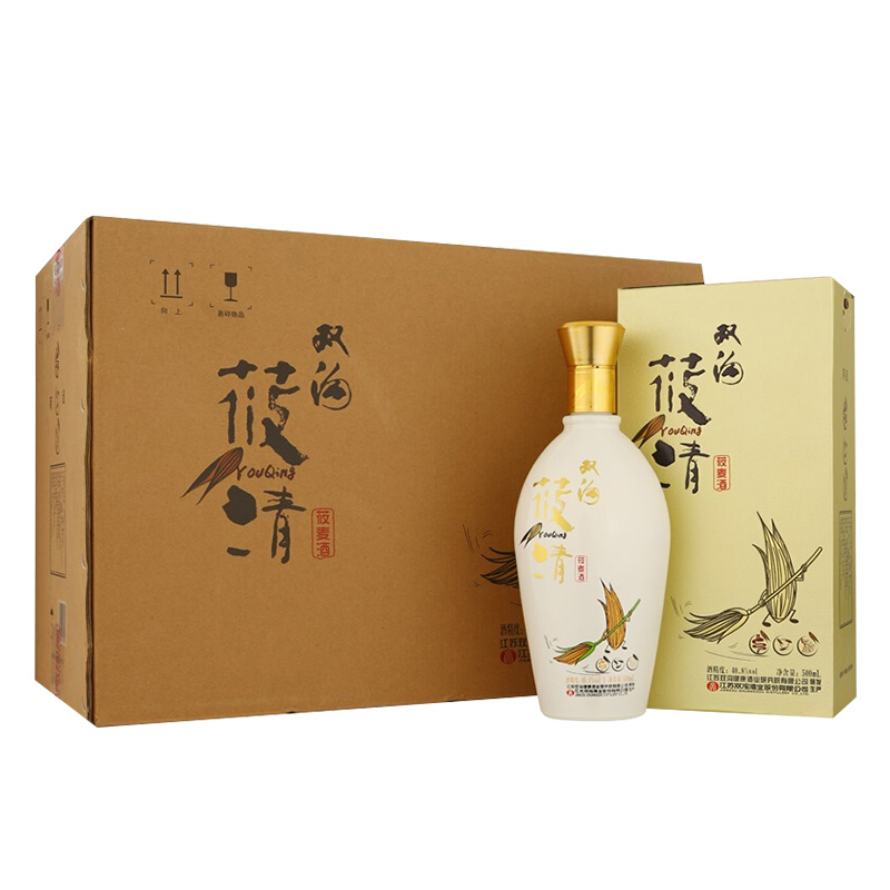 双沟 莜清(莜麦酒)40.8度 500ml*6整箱装 浓香型白酒