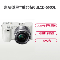 索尼(SONY)Alpha 6000L APS-C画幅微单 半画幅数码相机标准单镜套装(白色 SELP1650镜头 ILCE-6000L/A6000L/α6000)