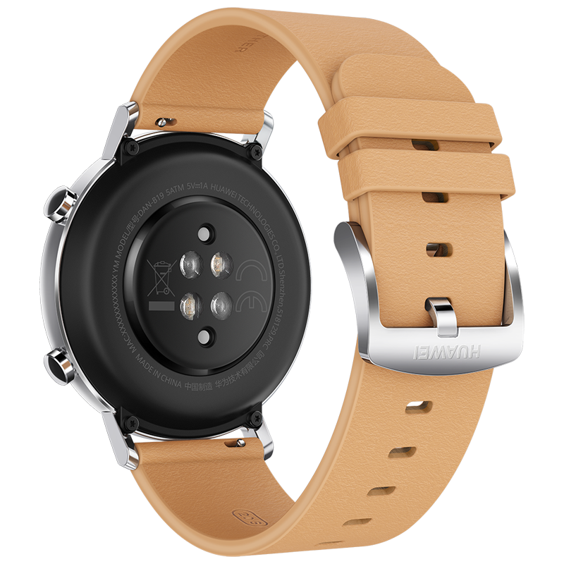 华为huawei智能手表watchgt242mm时尚款暖砂杏两周续航音乐播放户外