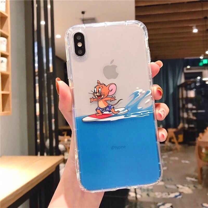 搞怪猫和老鼠6手机壳iphone11pro软8p透明xsmax情侣防摔7plus
