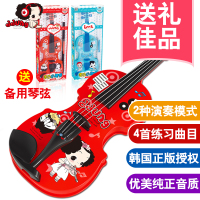 冬己音乐玩具儿童乐器仿真小提琴玩具男女孩乐器儿童礼物FDE379(红色)