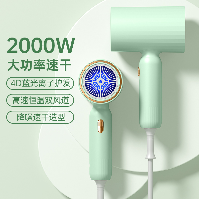 吹风机家用负离子护发宿舍用学生大风力发型师电吹风筒旗舰店H2
