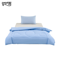 伊伊爱 YJD25379 全棉纯色夏被 150*200cm YJD25379/150*200cm 蓝色