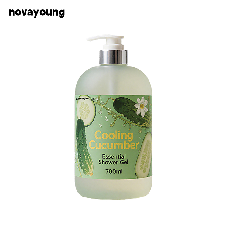 novayoungN1008清爽小黄瓜香氛沐浴露700ml