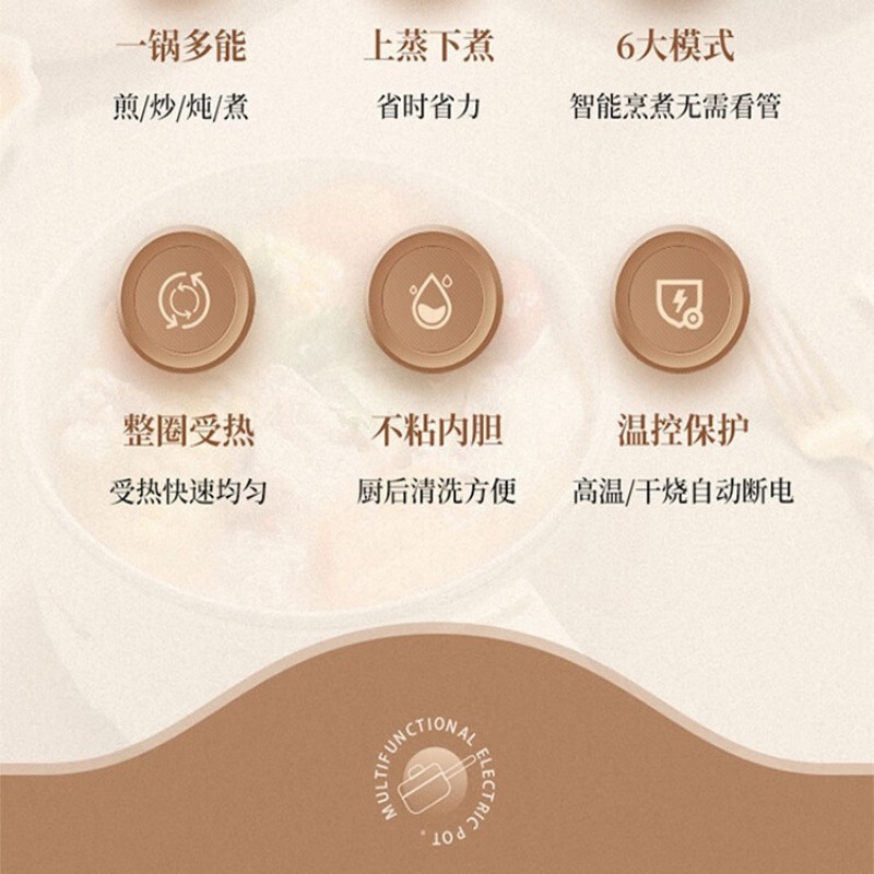 荣事达 DZG20E 电煮锅高清大图