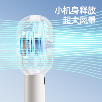 对伴2025新款泡泡风扇跨境手持小风扇USB充电长续航礼品批发挂绳轻音