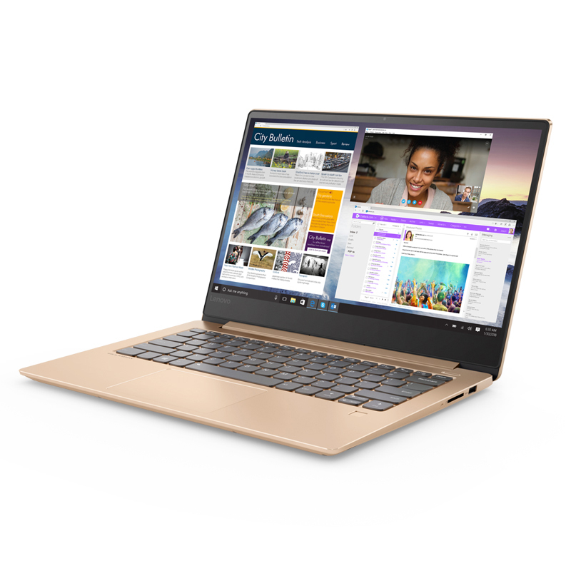 联想(Lenovo)小新Air 14英寸轻薄本学生笔记本电脑(I7-8550U 8G 256GB SSD 2G独显 金色