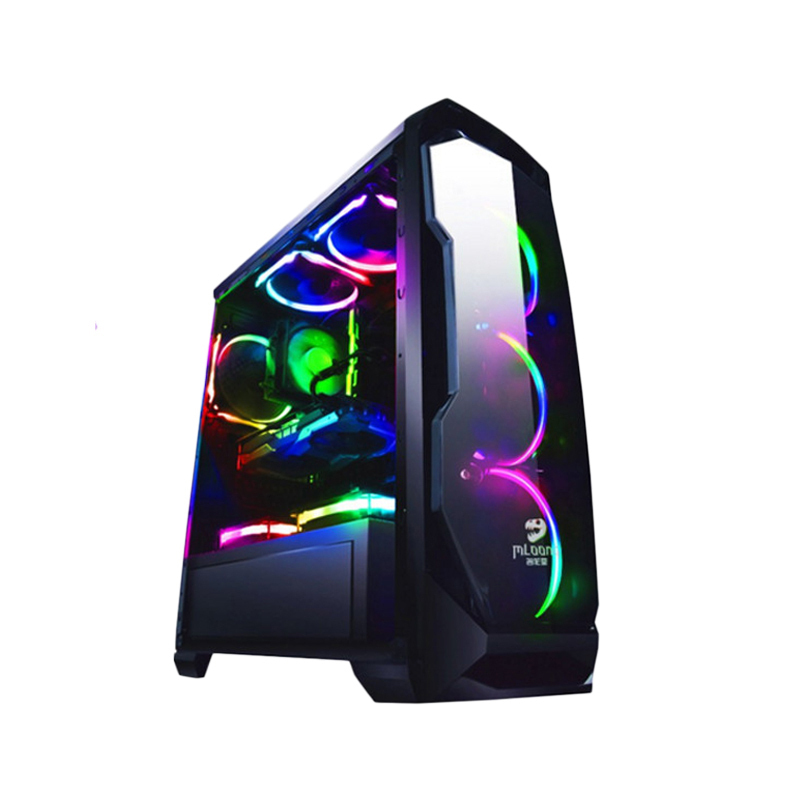 名龙堂(MLOONG)甲龙C4T台式吃鸡游戏电脑主机DIY组装机(六核i5 8400 8GB 240GB GTX1060 6G独显)