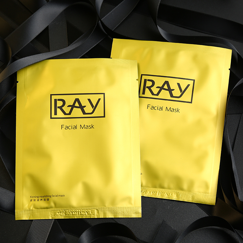 官方正品ray蚕丝面膜男女金色保湿补水收缩毛孔金色装1片