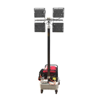 欧辉照明 (OHUIZAOMIN) OHSY6822金卤灯 4x100W 移动照明车 IP65 220V 13h 台 红