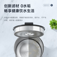 艾美特直饮净水器厨下式净水机母婴级 保留矿物质无废水 不用电 无水垢净水机超滤机AU03