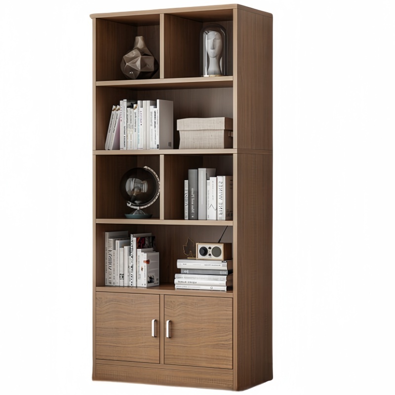 攸形多层木质书柜60*30*180cm台高清大图