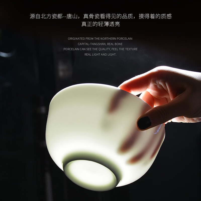 瓷饭碗11.4*11.4*5.8 Cm高清大图