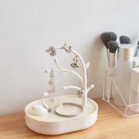 简约风生活日用首饰收纳项链耳环耳钉收拾整理架子创意手饰品家用挂架收纳层架收纳用品