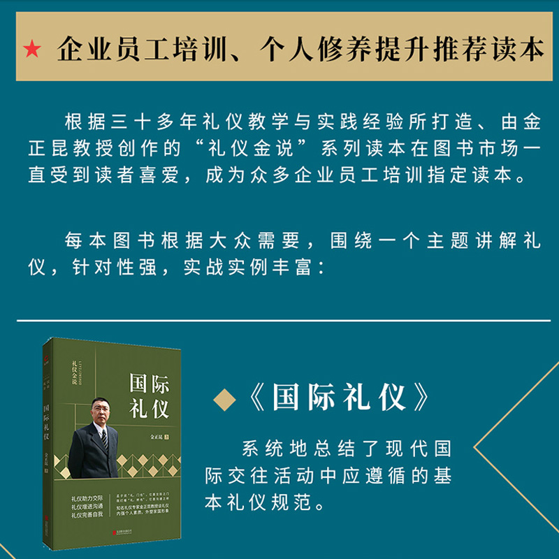[正版]2020新版金正昆礼仪书籍全套7册公关+公务+商务+服务+社交+国际+职场礼仪 金正昆讲政务礼仪你的形象价值百万高清大图