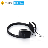 Edifier/漫步者 K680电脑头戴式耳麦带话筒音乐3.5mm插孔有线耳机 高光黑