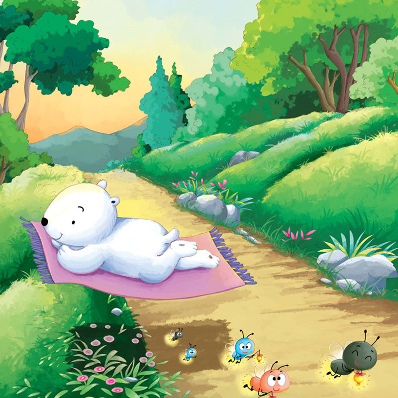 平装 一本关于夏天的绘本 [正版]关于夏天主题系列故事书蛙鸣的夏天平