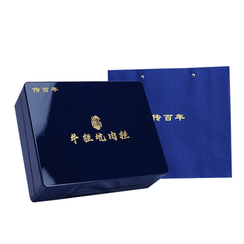 传百年茶叶 牛栏坑肉桂正岩茶叶精美包装礼盒茶叶 102克/盒 (8.5克*12泡)