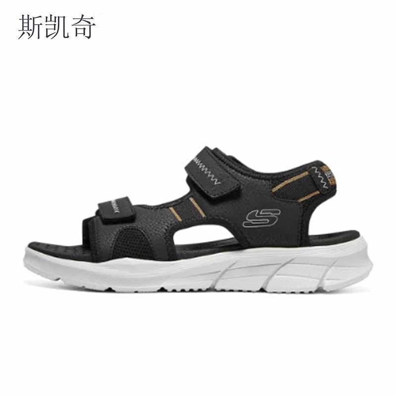 斯凯奇 男户外黑色凉鞋 237286-BLK7 双