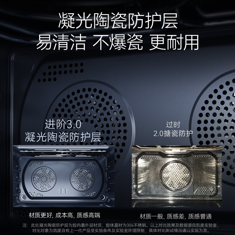 凯度ZRpro嵌入式电蒸箱烤箱家用微波蒸烤炸一体机大容量