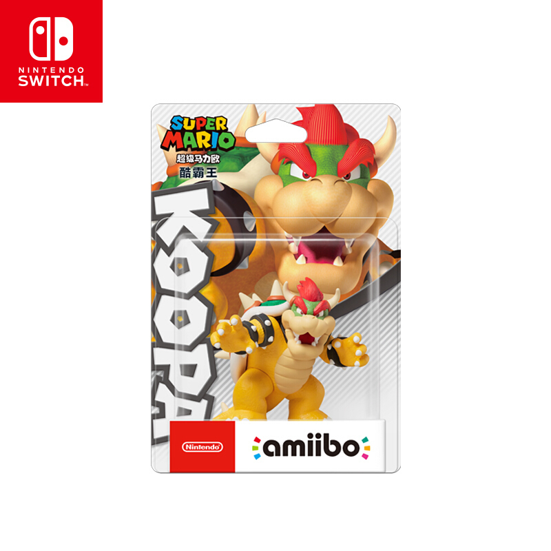任天堂 Nintendo Switch 超级马力欧 酷霸王 标准款 国行amiibo游戏互动模型 NS周边配件