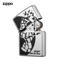 zippo芝宝打火机zippo自营旗舰店打火机摩登之恋眷念飞扬ZBT-2-150a