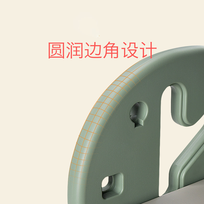babycare 儿童玩具收纳架 幼儿园宝宝整理架书柜 大容量多层置物架 整理架 樱粉8002高清大图