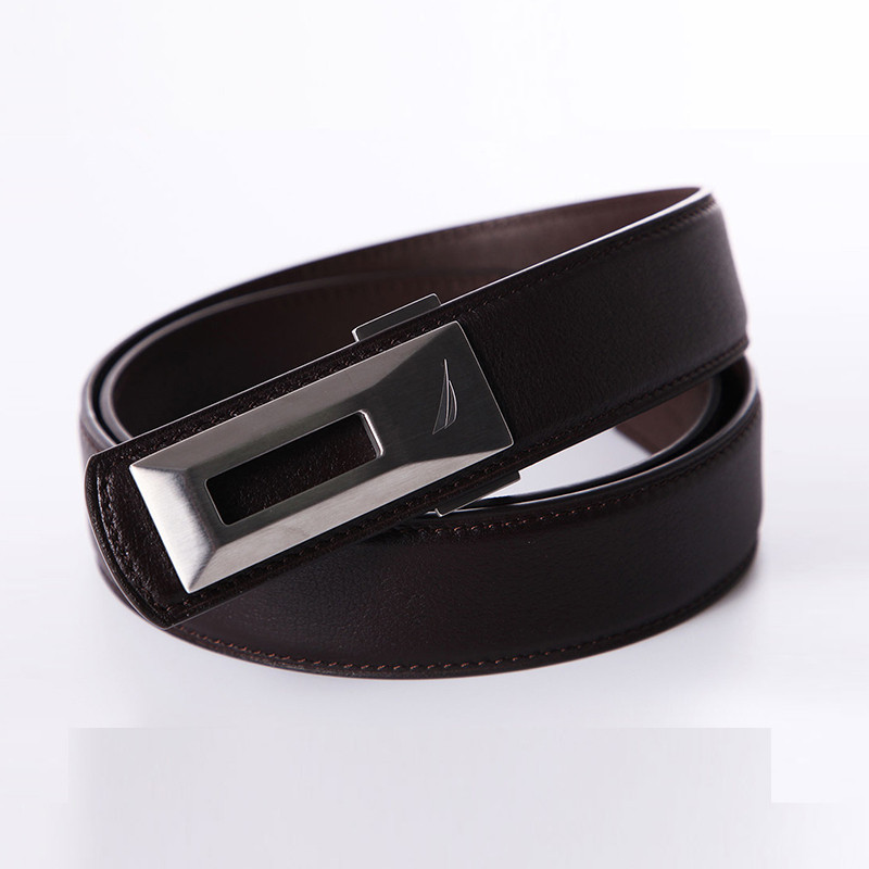 诺帝卡/NAUTICA 男士牛皮革腰带宽34mm