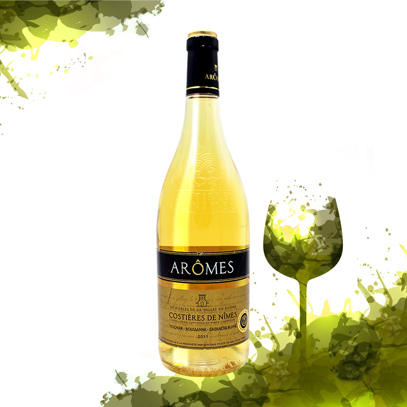 法国原瓶进口红酒 奥莫斯妮默山肩 干白葡萄酒 Arome 单只装750ml