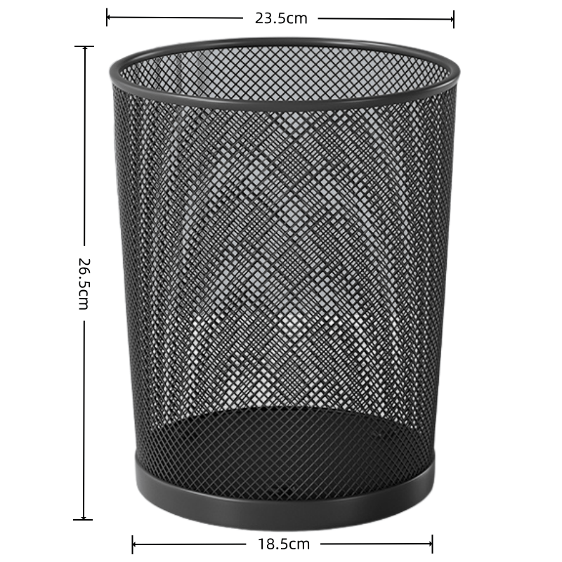 鑫木樽网格垃圾桶小号个高清大图