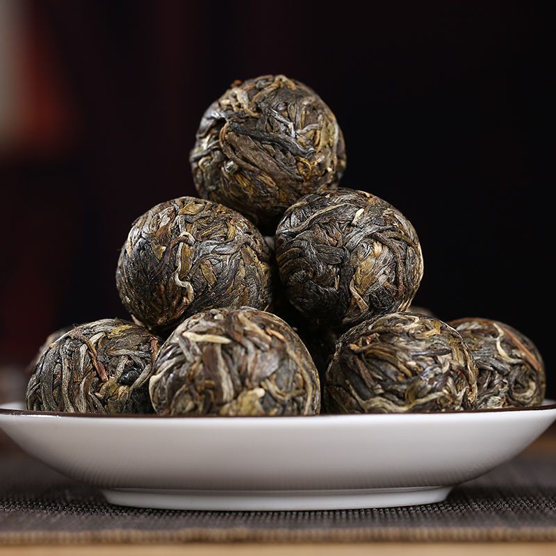 半斤袋装生普茶叶普洱生茶冰岛春茶龙珠云南特刮级油小粒装生普洱茶散