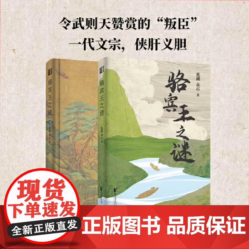 骆宾王之谜初唐四杰之一部以文学续接历史断裂处的民间传奇浙江文艺[正版图书]高清大图