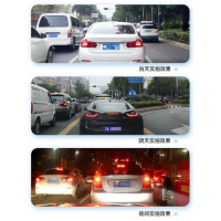 静航(Static route)行车记录仪7寸触摸屏高清夜视双镜头后视镜带电子狗测速一体机1080P超高分辨率