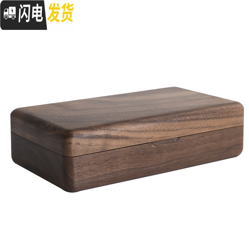 三维工匠实木首饰收纳盒精致耳钉项链盒情人节便携小手饰品盒高清大图