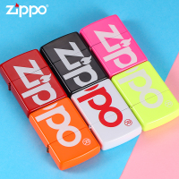 zippo原装正版彩印防风打火机 大标志潮牌 炫彩彩绘煤油打火机