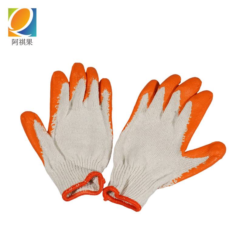 阿祺果 劳保手套 涂胶 双高清大图