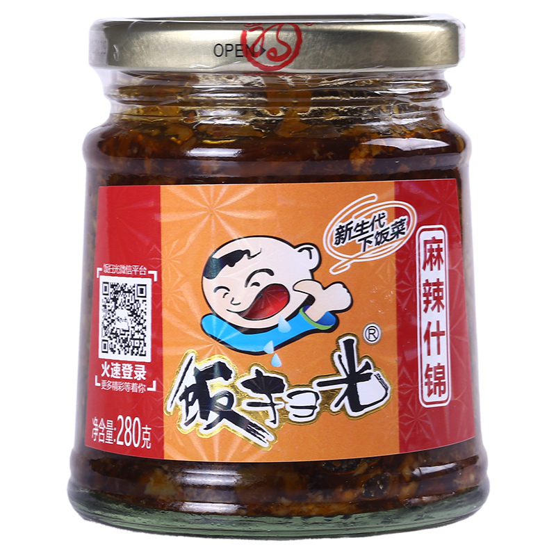 饭扫光麻辣什锦280g 下饭菜咸菜腌菜开胃菜拌饭 酱菜高清大图